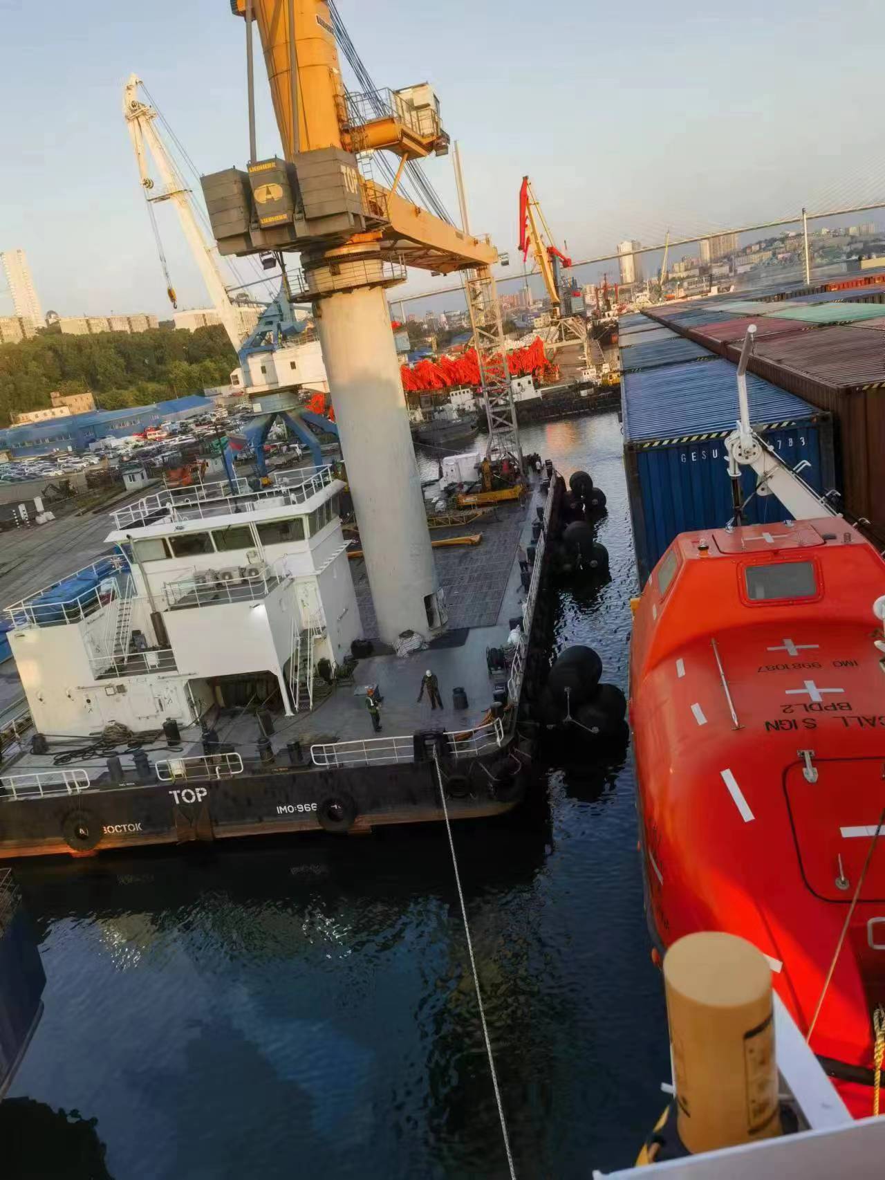 Successful berthing